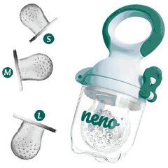 Жевательная игрушка для питания Neno зеленая, от 6 месяцев + цена и информация | Детская посуда, контейнеры для молока и еды | pigu.lt