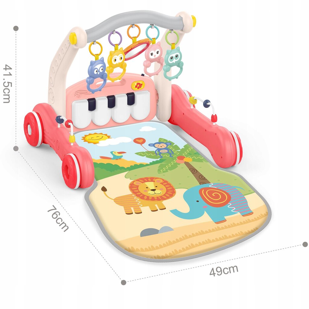 Kilimėlis ir stumdukas 2in1 Woopie kaina ir informacija | Žaislai kūdikiams | pigu.lt
