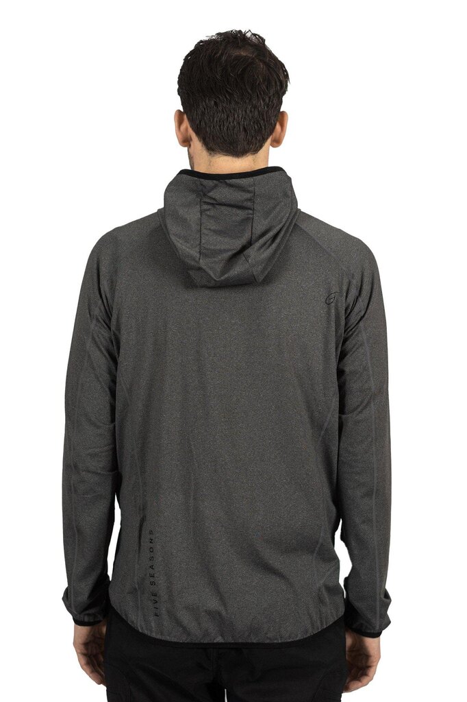 Five Seasons vyriškas džemperis MURRIN, juodas kaina ir informacija | Džemperiai vyrams | pigu.lt