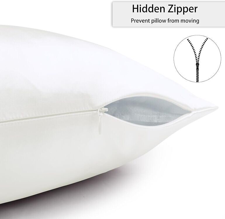 Texbee pagalvės užvalkalas, 40x80 cm, baltas цена и информация | Pagalvės, užvalkalai, apsaugos | pigu.lt