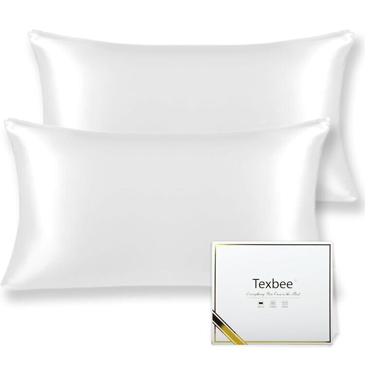 Texbee pagalvės užvalkalas, 40x80 cm, baltas цена и информация | Pagalvės, užvalkalai, apsaugos | pigu.lt