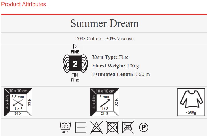 Mezgimo siūlai YarnArt Summer Dream, 100g, spalva 4303 kaina ir informacija | Mezgimui | pigu.lt