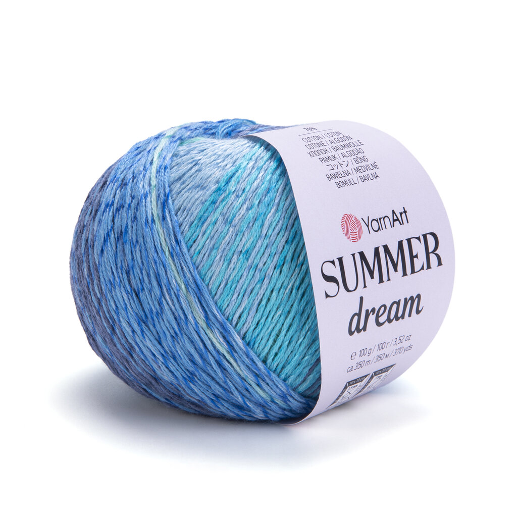 Mezgimo siūlai YarnArt Summer Dream, 100g, spalva 4304 цена и информация | Mezgimui | pigu.lt