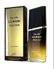 Туалетная вода Lomani Gold Oud EDT для мужчин, 100 мл цена и информация | Мужские духи | pigu.lt