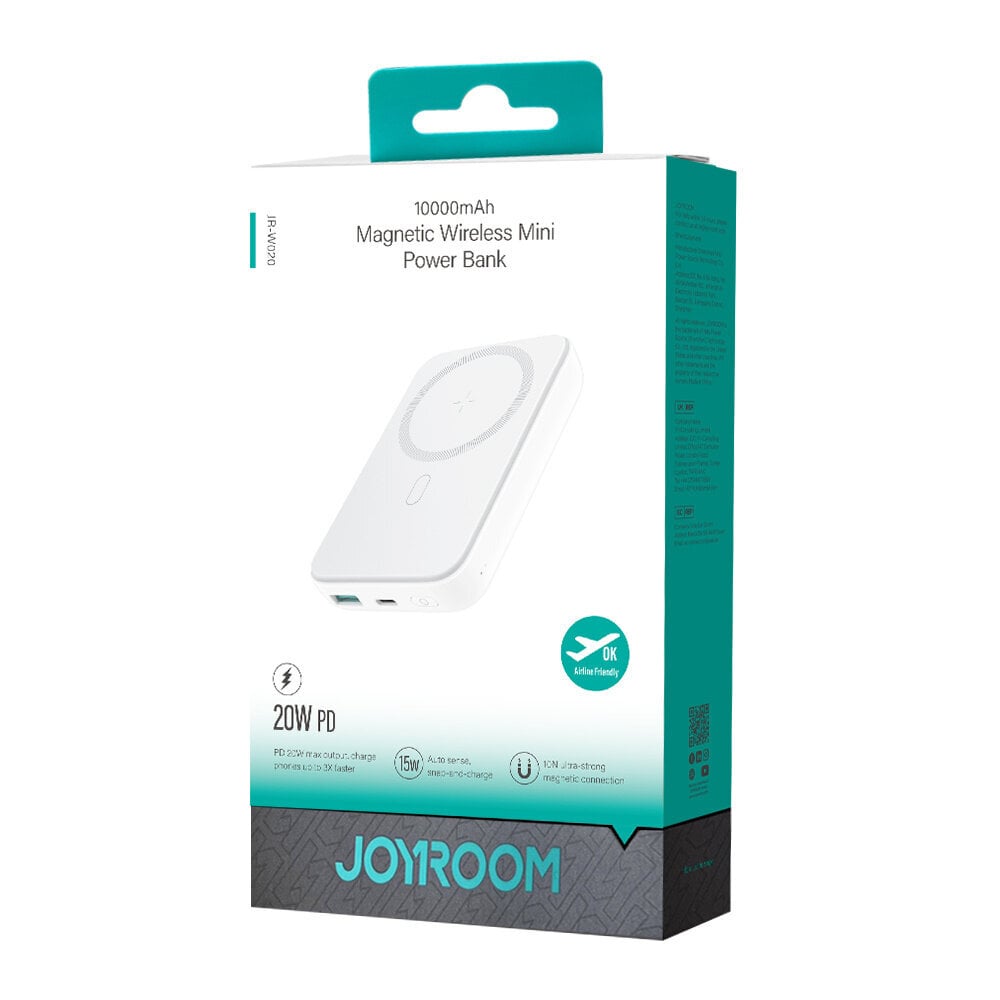 Joyroom JR-W020 10000mAh kaina ir informacija | Atsarginiai maitinimo šaltiniai (power bank) | pigu.lt