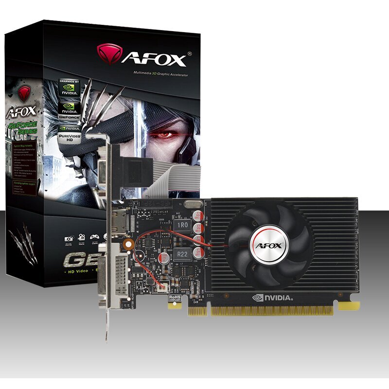 Afox GT 240 (AF240-1024D3L2-V2) kaina ir informacija | Vaizdo plokštės (GPU) | pigu.lt