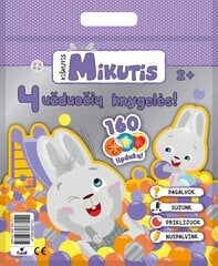 Kiškutis Mikutis. Violetinis rinkinys цена и информация | Книжки - раскраски | pigu.lt