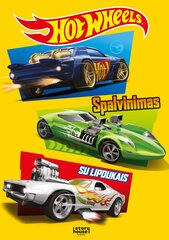 Hot Wheels. Spalvinimas su lipdukais kaina ir informacija | Spalvinimo knygelės | pigu.lt