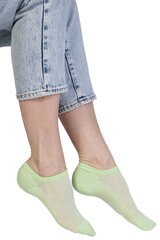 Хлопковые носки темно-зеленого цвета низкого покроя MIKKO цена и информация | Женские носки | pigu.lt