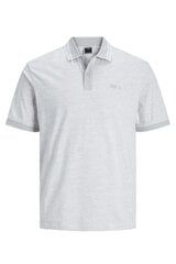 Jack&Jones polo marškinėliai vyrams 12252394, pilki kaina ir informacija | Vyriški marškinėliai | pigu.lt