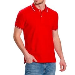 Geox polo marškinėliai vyrams 8056206145979, raudoni kaina ir informacija | Vyriški marškinėliai | pigu.lt