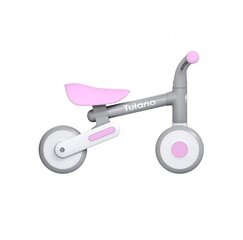 Triratis balansinis dviratis vaikui Tulano Scout 20, pilkas/rožinis цена и информация | Балансировочные велосипеды | pigu.lt