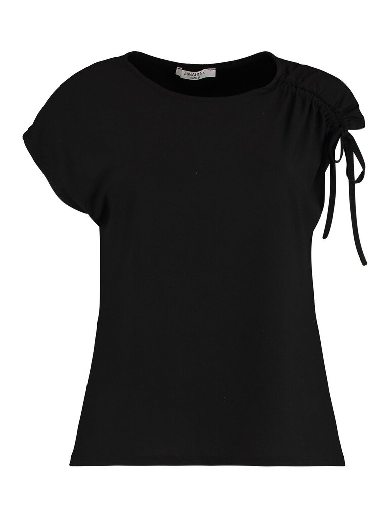 Marškinėliai moterims Zabaione 4068696007259, juodi kaina ir informacija | Marškinėliai moterims | pigu.lt