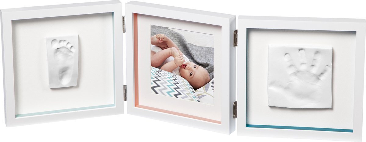 Trigubo rėmelio su moliu rinkinys Baby Art My Baby Touch цена и информация | Antspaudai kūdikiams | pigu.lt
