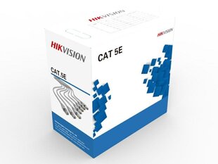 Hikvision Cat.5e, 305 m цена и информация | Кабели и провода | pigu.lt