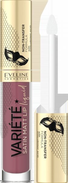 Skysti lūpų dažai Eveline Cosmetics Variete Satin Matt, 03 berry shake, 4.5ml цена и информация | Lūpų dažai, blizgiai, balzamai, vazelinai | pigu.lt