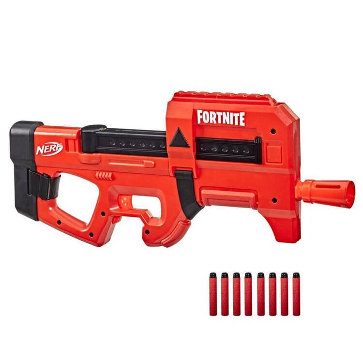 Žaislinis pistoletas Hasbro Nerf Elite Fortnite, raudonas kaina ir informacija | Žaislai berniukams | pigu.lt