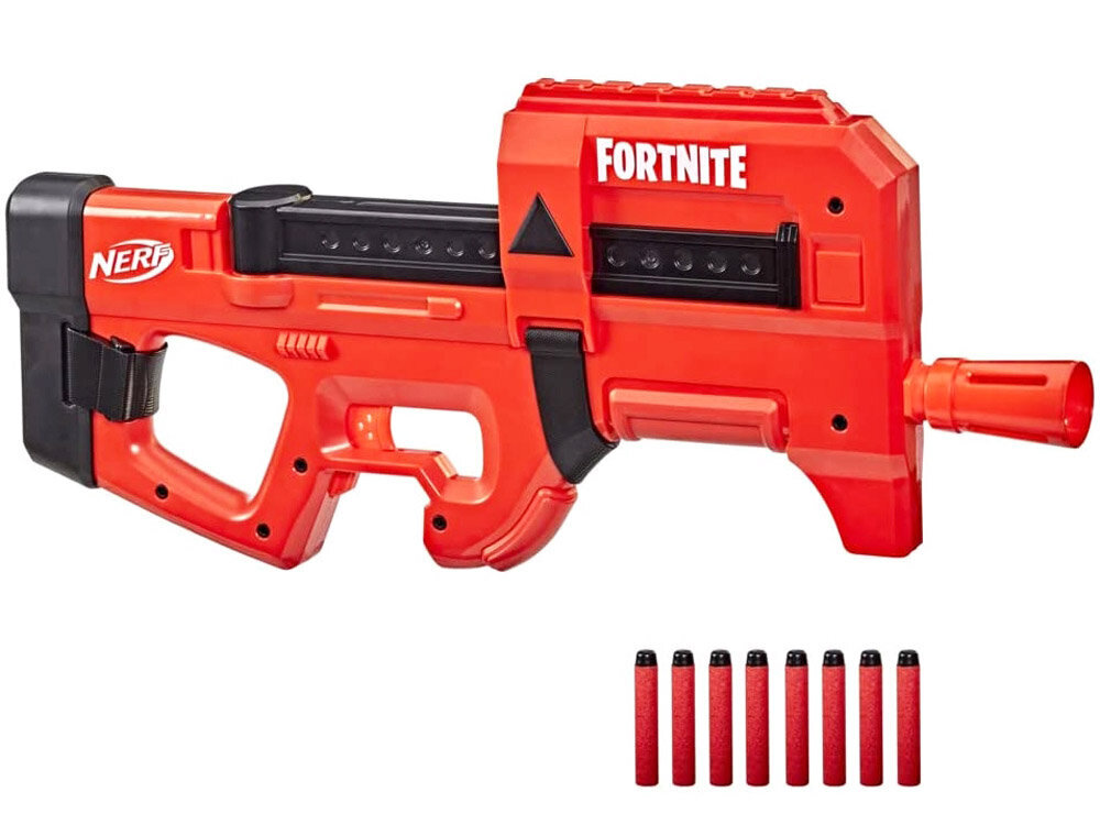 Žaislinis pistoletas Hasbro Nerf Elite Fortnite, raudonas kaina ir informacija | Žaislai berniukams | pigu.lt