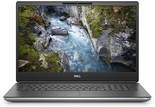 Dell Precision 7550 15.6", Intel Core i7-10850H, 32GB, 512GB SSD, WIN 10, Sidabrinis kaina ir informacija | Nešiojami kompiuteriai | pigu.lt