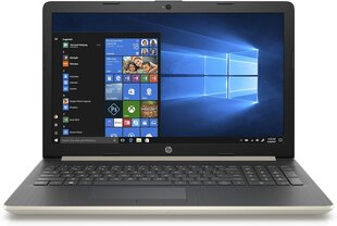 HP Notebook 15-da0014ne 15.6", Intel Core i7-8550U, 16GB, 2TB HDD, WIN 10, Auksinis цена и информация | Ноутбуки | pigu.lt