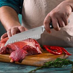 нож сантоку 33 см цена и информация | Ножи и аксессуары для них | pigu.lt