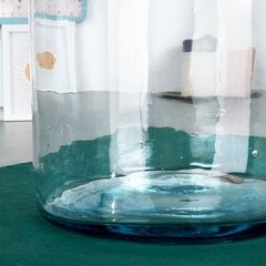 Декоративная стеклянная ваза, 23 см цена и информация | Вазы | pigu.lt