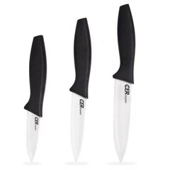 Керамические ножи, 3 шт. цена и информация | Ножи и аксессуары для них | pigu.lt
