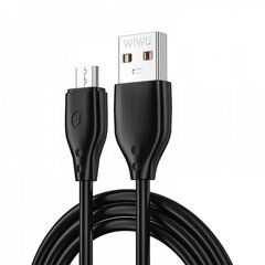 Wiwu USB-A/MicroUSB, 1 m цена и информация | Кабели и провода | pigu.lt