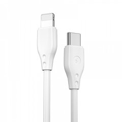 WIWU cable Pioneer Wi-C002 USB-C - Lightning 30W white цена и информация | Кабели для телефонов | pigu.lt