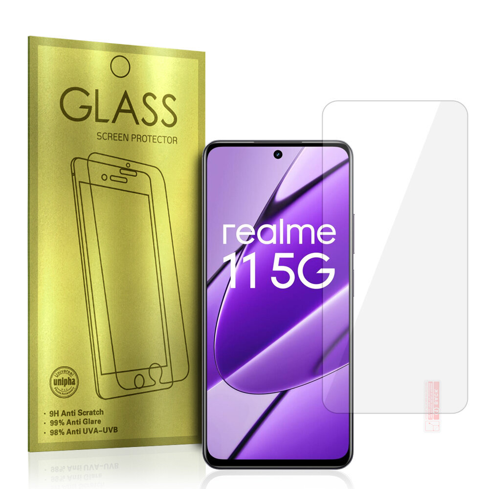 Unipha Glass Gold kaina ir informacija | Apsauginės plėvelės telefonams | pigu.lt