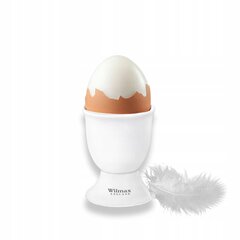 Подставка для яиц белый фарфор 5x6,5 см цена и информация | Посуда, тарелки, обеденные сервизы | pigu.lt