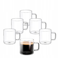 Wilmax жаропрочное стекло стакан для напитков 400 мл 6 шт. цена и информация | Стаканы, фужеры, кувшины | pigu.lt