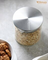 Стеклянная банка с металлической крышкой HERBATA MAKARON KASHA CAKE набор из 3 штук цена и информация | Посуда для хранения еды | pigu.lt