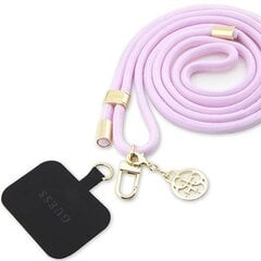 Guess GUOUCNMG4EU Universal CBDY Cord pasek liliowy|lila Nylon 4G Metal Charm цена и информация | Чехлы для телефонов | pigu.lt