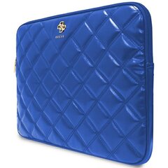 Guess Sleeve GUCS14ZPSQSSGB 14" niebieski|blue Quilted 4G GUCS14ZPSQSSGB kaina ir informacija | Moteriškos rankinės | pigu.lt