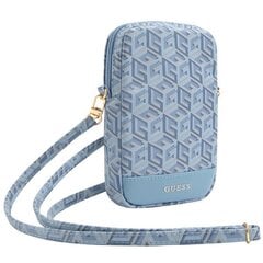 Guess Torebka GUWBZPGCSPGB niebieski|blue Zip GCube Bottom Stripe цена и информация | Женские сумки | pigu.lt