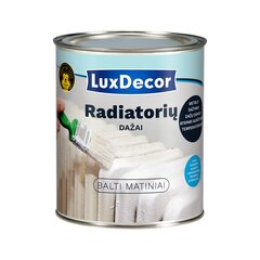 Emaliniai dažai radiatoriams LuxDecor, 0,75L цена и информация | Краска | pigu.lt