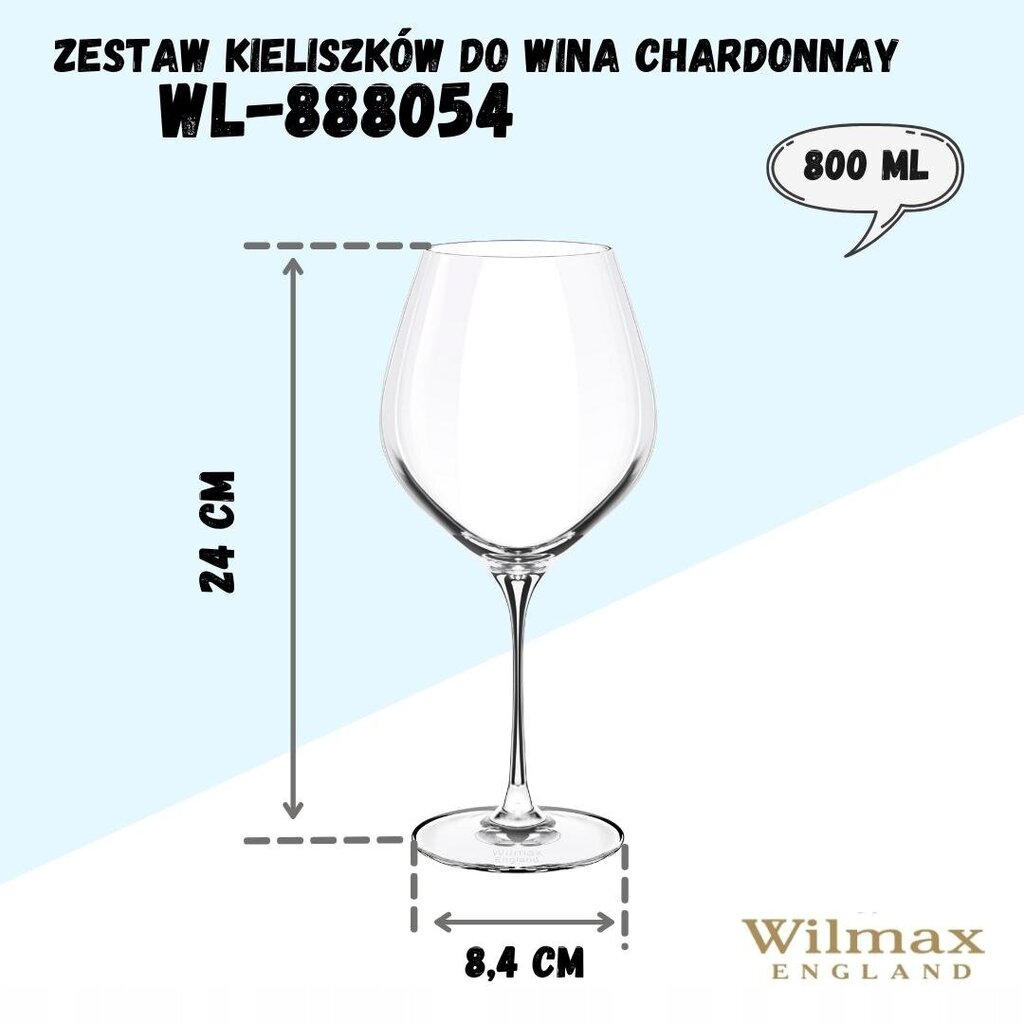 Wilmax taurė, 800 ml цена и информация | Taurės, puodeliai, ąsočiai | pigu.lt