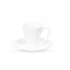 Wilmax puodelis su lėkštute, 110 ml kaina ir informacija | Taurės, puodeliai, ąsočiai | pigu.lt