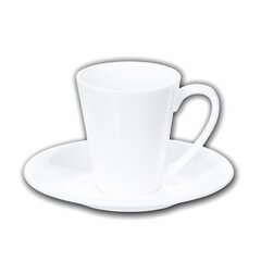 Wilmax puodelis su lėkštute, 110 ml kaina ir informacija | Taurės, puodeliai, ąsočiai | pigu.lt