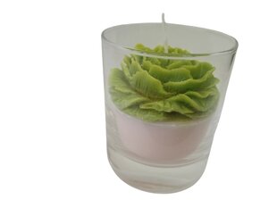 Aroma Candle žvakė Gėlė stiklinėje, 1vnt. цена и информация | Подсвечники, свечи | pigu.lt