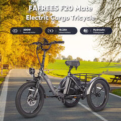 Elektrinis dviratis Fafrees F20 Mate, 20", juodas kaina ir informacija | Elektriniai dviračiai | pigu.lt