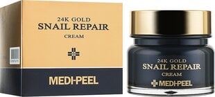 Regeneruojamasis veido kremas su sraigių sekretu ir 24K auksu Medi-Peel 24K Gold Snail Repair, 50 g kaina ir informacija | Veido kremai | pigu.lt