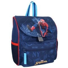 Kuprinė vaikams Vadobag Žmogus voras Spider-Man School Time, mėlyna цена и информация | Школьные рюкзаки, спортивные сумки | pigu.lt