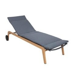 Deck chair SUEZ grey цена и информация | Шезлонги | pigu.lt