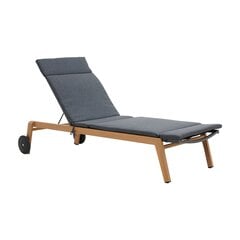 Deck chair SUEZ grey цена и информация | Лежаки | pigu.lt