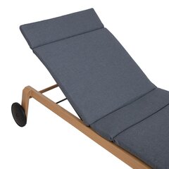 Deck chair SUEZ grey цена и информация | Лежаки | pigu.lt