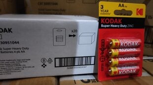 Elementai Kodak AA 1.5V 80 vnt. kaina ir informacija | Elementai | pigu.lt