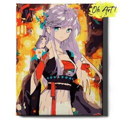 Tapyba pagal skaičius Rėmelyje Anime Oh Art!, 40x50 cm kaina ir informacija | Tapyba pagal skaičius | pigu.lt
