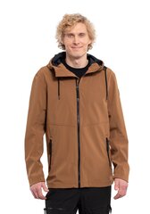 Icepeak vyriška softshell striukė ADRIAT, ruda kaina ir informacija | Vyriškos striukės | pigu.lt